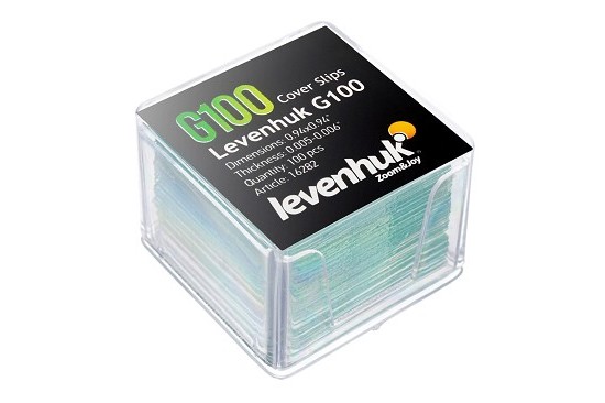 Levenhuk Vetrini coprioggetti Levenhuk G100, 100 pz.