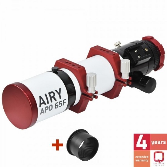 Rifrattore AIRY APO65F con spianatore + adattatore foto in REGALO rifrattore apocromatico takahashi | tripletti apocromatici | telescopio apocromatico | obiettivi apo