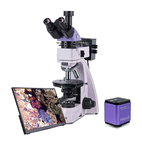 Microscopio Polarizzatore Digitale MAGUS Pol D850 LCD